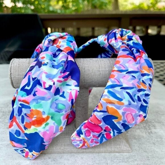 Palm Beach Orange Slice Plain Knotted Headband - Picture 1 of 3